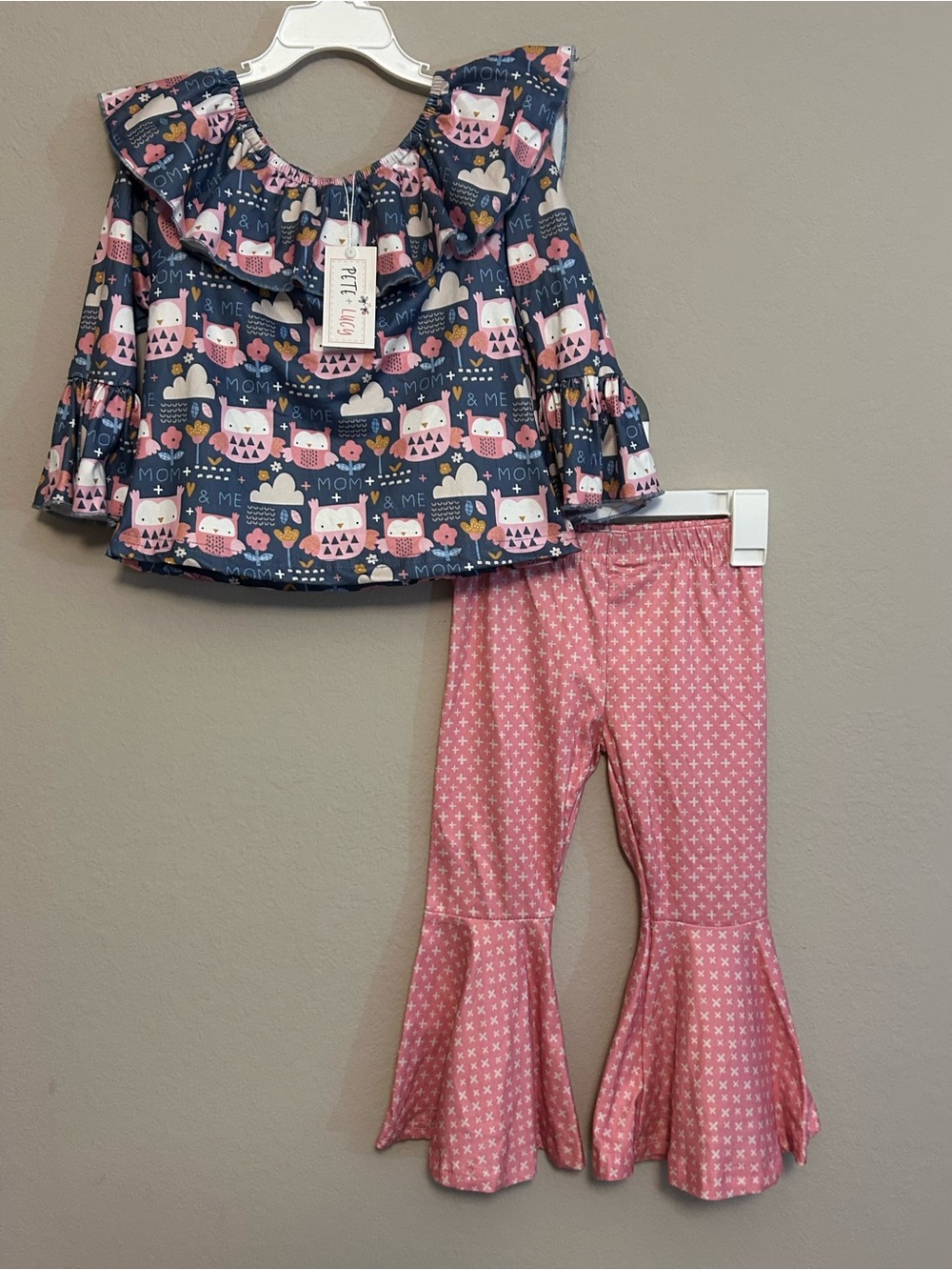 Pete & Lucy "Owl Always Love You" set (Size 2T)